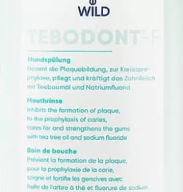 *Ополіскувач Dr.Wild Tebodont-F для ротової порожнини з фтором 250мл