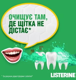 Ополіскувач LISTERINE порожнини рота Cool Mint Свіжа м`ята Захист ясен 250 мл