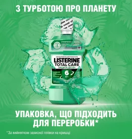 Ополіскувач LISTERINE порожнини рота Cool Mint Свіжа м`ята Захист ясен 250 мл