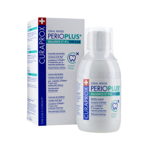 Ополіскувач Curaprox PerioPlus+ Balance Рідина-ополіскувач ротової порожнини 0,05% 200 мл