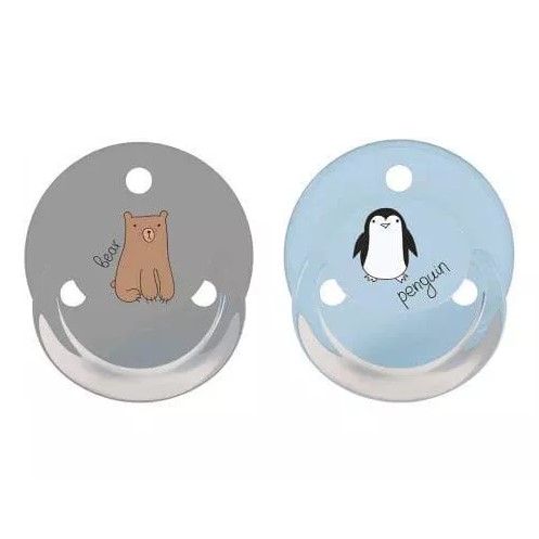 Пустушка Baby-nova сил.кругла з рис./кільце хлопчик