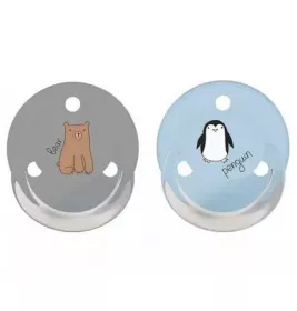 Пустушка Baby-nova сил.кругла з рис./кільце хлопчик