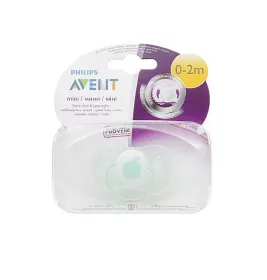 *Пустышка AVENT Мини 0-2мес зеленая SCF151/00 1 шт