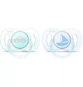 *Пустышка AVENT Мини 0-2мес голубая SCF151/01 2 шт