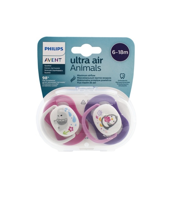 *Пустушка Avent 080/08 Animal дів. 6-18 міс