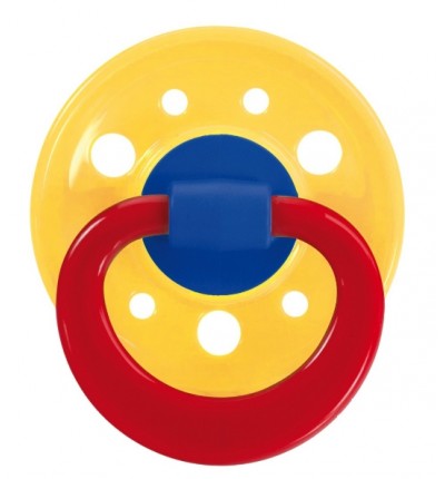 *Пустышка Baby-nova 23500LL 23650L круглая 3-х цветная Л