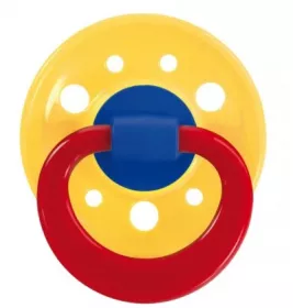 *Пустышка Baby-nova 23500LL 23650L круглая 3-х цветная Л