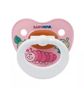 *Пустушка Baby-nova 25055 25555L плоска з декором 2 р Л