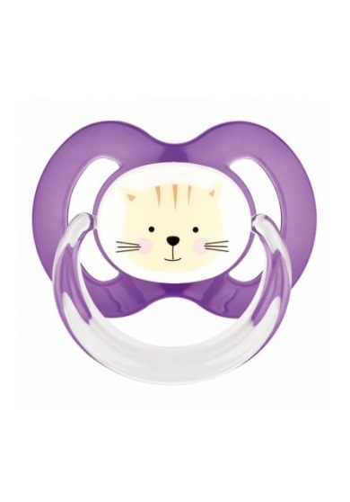 *Пустушка Baby-nova 25544LL плоска з малюнком 1 р Л