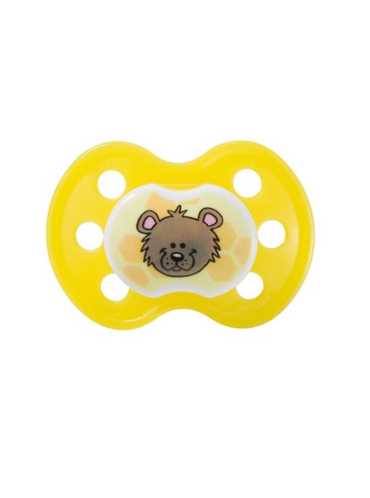 Пустушка Baby-nova 25544 пласка з декором 1 р Л