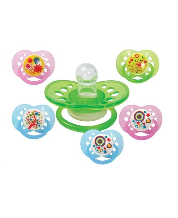 Пустушка Baby-nova 26366/26210 кругла з декором С