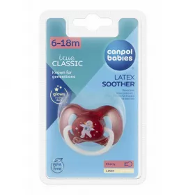 Пустушка Canpol 23/222 кругла з малюнком В, Л