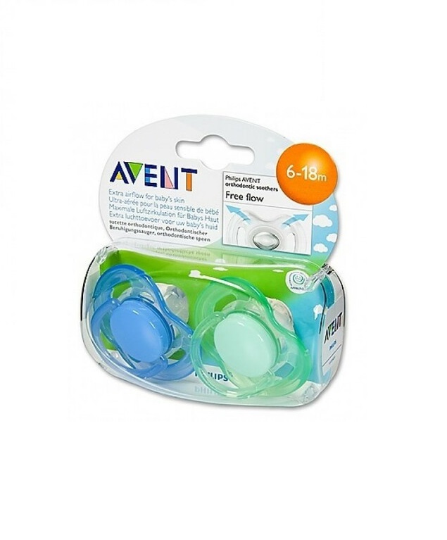 *Пустушка Avent 178/24 дихаюча 6-18 міс 2шт