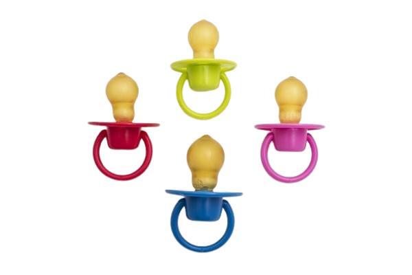 *Пустышка Lindo латексная круглая Малютка на блистере 076/6+