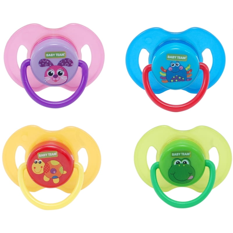 Пустушка Baby Team 3202 латексна ортодонтична 6+ 1 шт