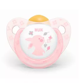 Пустушка Nuk 10725760/10725202 Baby rose для сну латексна р1