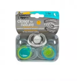Пустушка Tommee Tippee 43321484 ортодонтична дихаюча 3-9 міс 2 шт