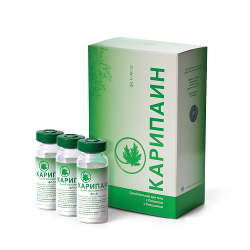 *Каріпаїн 1 г №10 бальзам д/тіла сухий