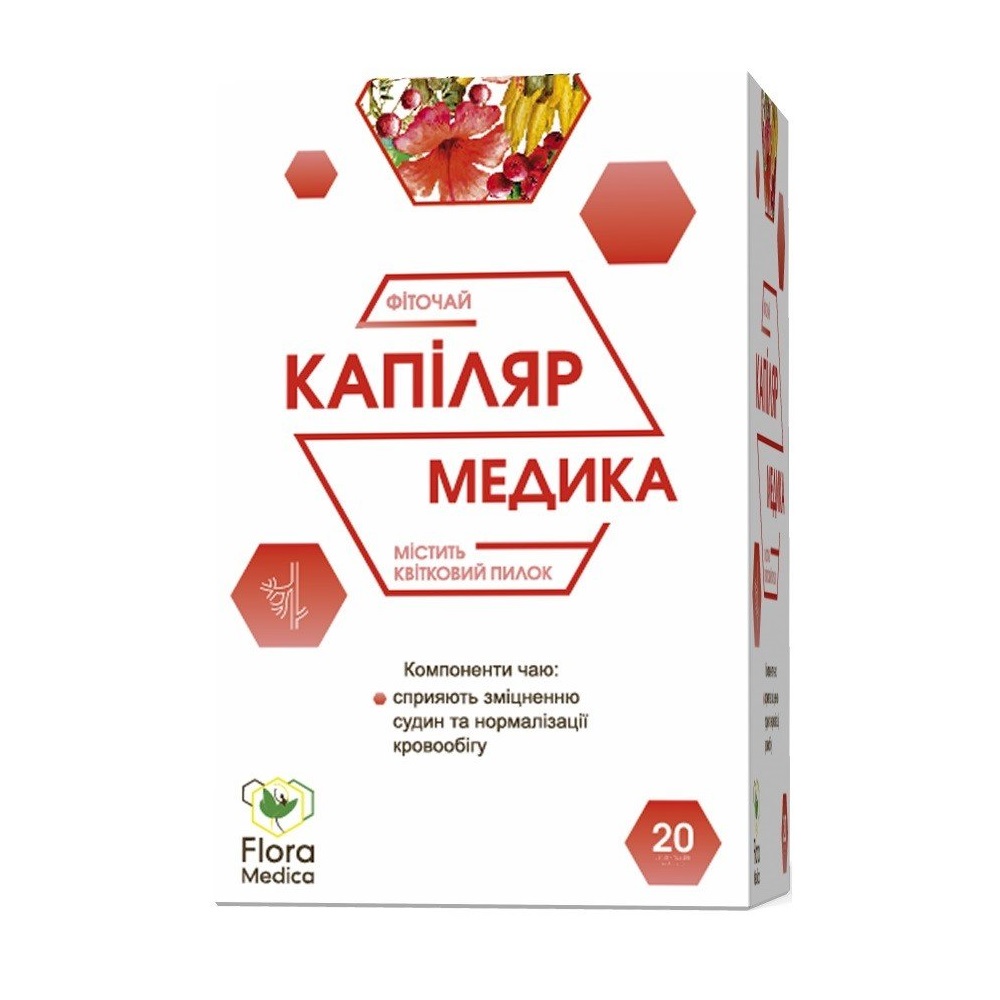 *Фіточай КЗ Капілярмедика ф/п.1,8г №20