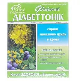 *Фиточай Ключи Здоровья №62 Диабеттоник 1,5г ф/п №20