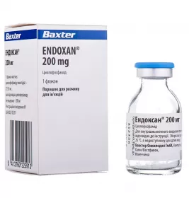Ендоксан 200 мг порошок по 200 мг у флаконі 10 шт.