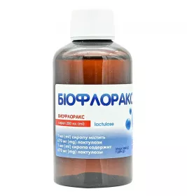 Біофлоракс сироп 670 мг/1 мл по 200 мл у флаконі