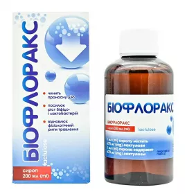 Біофлоракс сироп 670 мг/1 мл по 200 мл у флаконі
