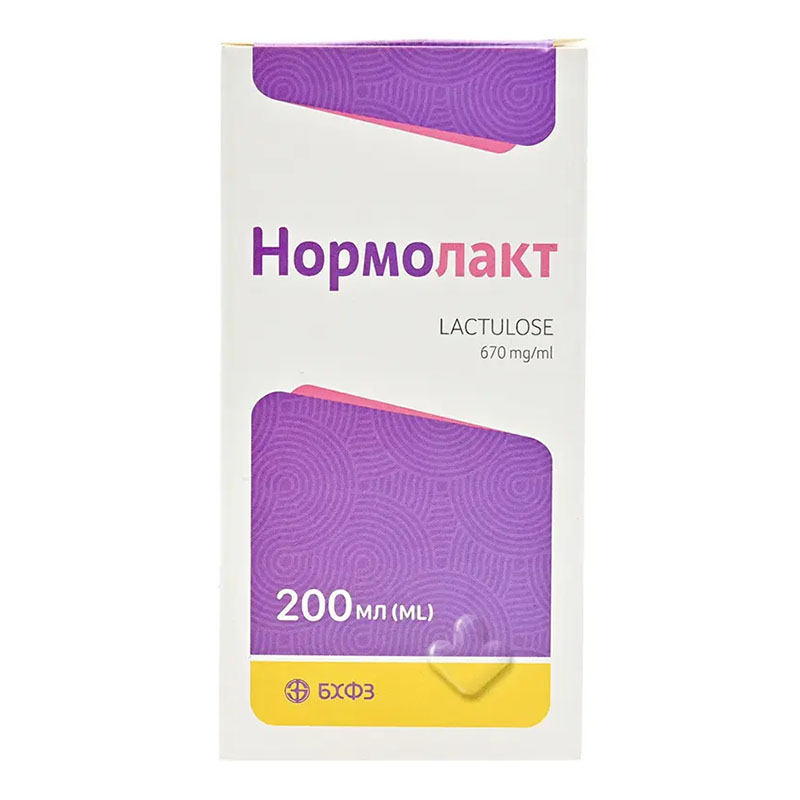 Нормолакт сироп 670 мг/мл по 200 мл у флаконі 1 шт.
