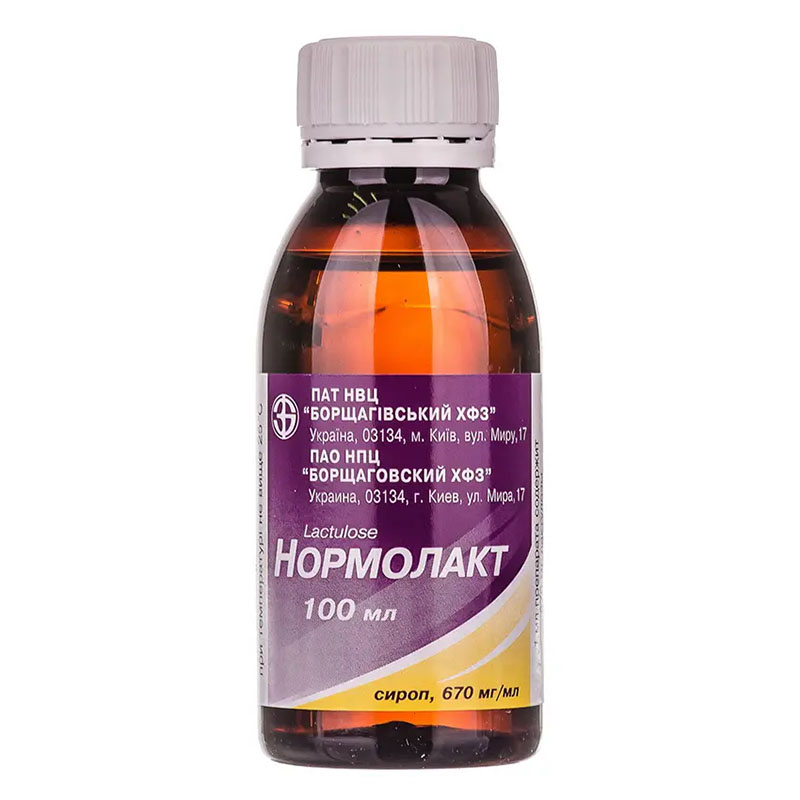 Нормолакт сироп 670 мг/мл по 100 мл в банке 1 шт.