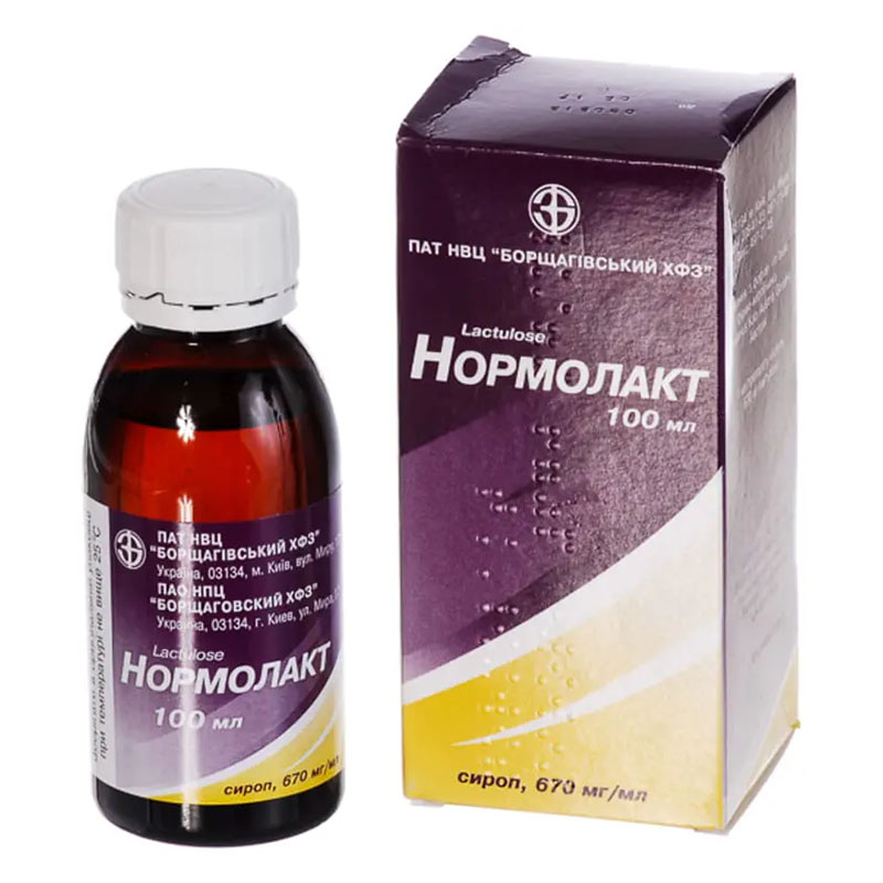 Нормолакт сироп 670 мг/мл по 100 мл у банці 1 шт.