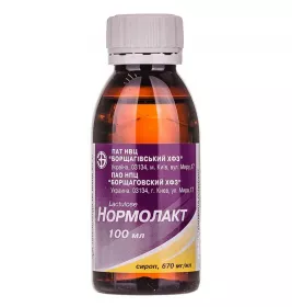 Нормолакт сироп 670 мг/мл по 100 мл у банці 1 шт.