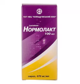 Нормолакт сироп 670 мг/мл по 100 мл у банці 1 шт.
