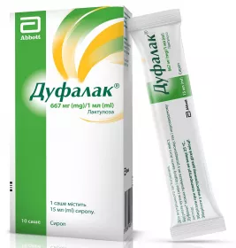 Дуфалак сироп 667 г/1000 мл по 15 мл в пакетиках 10 шт. (2х5)