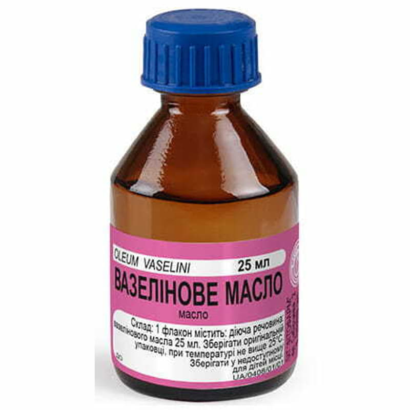 Олія вазелінова по 30 г у флаконі 1 шт. - Червона зірка