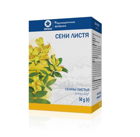 Сенны листья по 50 г в пачке - Виола Сенны листья по 50 г в пачке - Виола