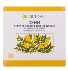Сени листя та плоди по 100 г у пачці - Ліктрави