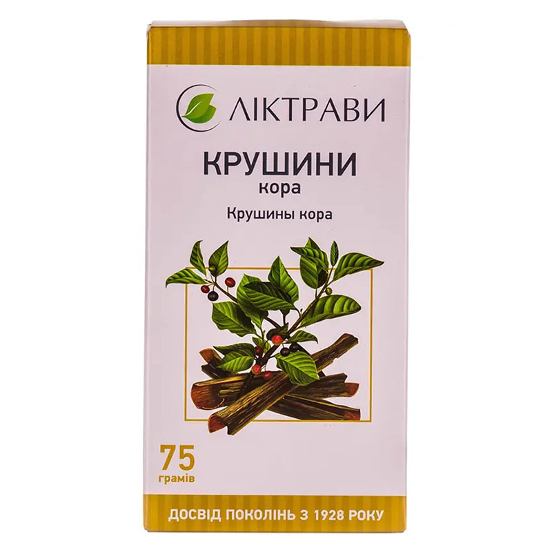 Крушини кора по 75 г у пачці - Лектрави