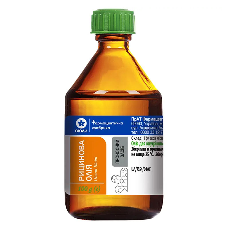 Рицинова олія по 100 мл у флаконі 1 шт. - Віола