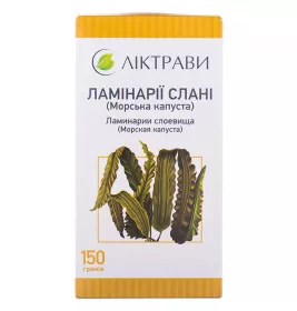 Ламінарії слані (морська капуста) слані по 150 г у пачці