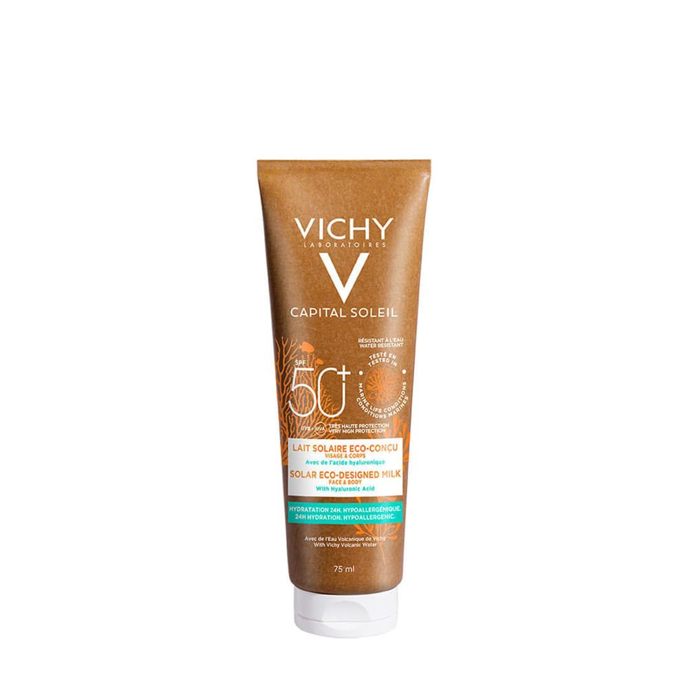 *Молочко Vichy Капиталь Солей Солнцезащ.увлажняющее для кожи лица и тела SPF 50+ 75 мл *Молочко Vichy Капиталь Солей Солнцезащ.увлажняющее для кожи лица и тела SPF 50+ 75 мл