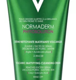 *Нормадерм Фітосолюшн, матуючий крем-гель для очищення та зменшення жирного блиску шкіри обличчя, 125 мл