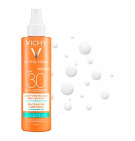 *Спрей-флюїд Vichy Капіталь Солей сонцезахисний водостійкий spf30+ 200 мл
