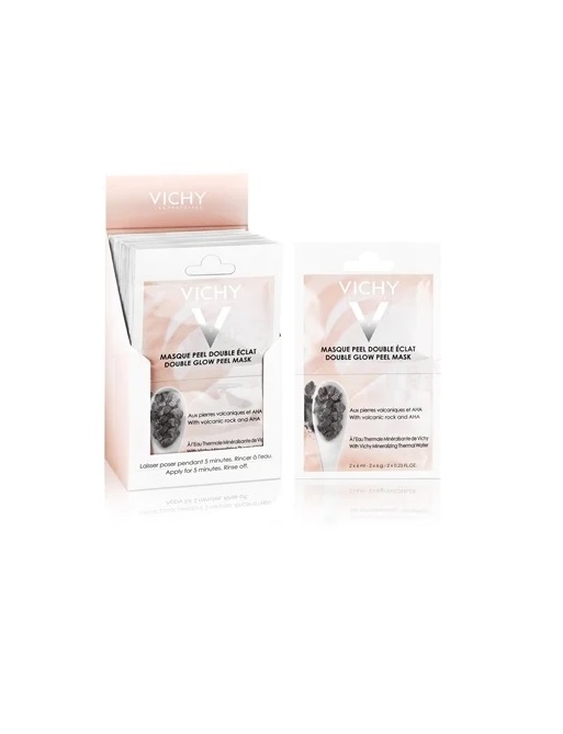 *Маска-пілінг Vichy Мінеральна Подвійне сяяння для обличчя 2*6 мл