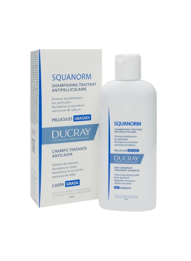 *Шампунь Дюкрей Скванорм від жирної лупи 200 мл