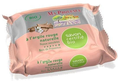 *Мыло MA PROVENCE Био-Органичное с красной глиной и ароматом прованского леса 75 г