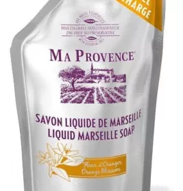 *Мыло MA PROVENCE Жидкое Марсельское запаска цветок Апельсина 250 мл