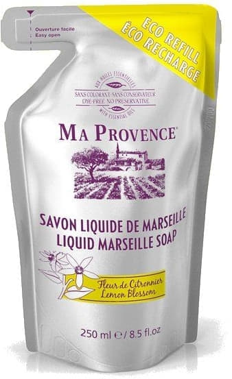 *Мыло MA PROVENCE Жидкое Марсельское запаска цветок Лимона 250 мл