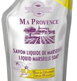 *Мыло MA PROVENCE Жидкое Марсельское запаска цветок Лимона 250 мл