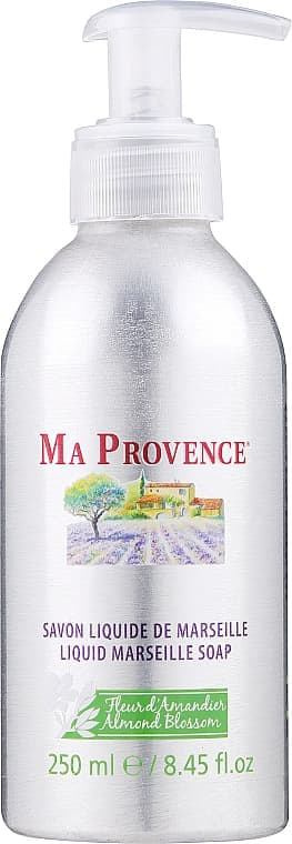 *Мыло MA PROVENCE Жидкое Марсельское с дозатором цветок Миндаля 250 мл *Мыло MA PROVENCE Жидкое Марсельское с дозатором цветок Миндаля 250 мл