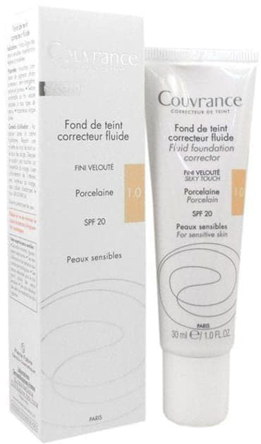 *Крем Avene 70092 Кувранс тональний SPF20 30мл Porcelain 1.0